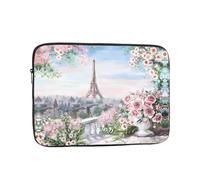 Eiffel Tower Paris View Patterned laptop sleeve ï¼Œ13 inch suitable for laptops, tablets, etc