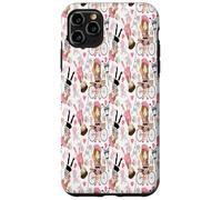 Eiffel Tower Parisian Girl Paris Flowers Pink Hearts Case for iPhone 11 Pro Max