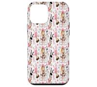 Eiffel Tower Parisian Girl Paris Flowers Pink Hearts Case for iPhone 12 mini