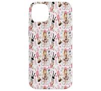 Eiffel Tower Parisian Girl Paris Flowers Pink Hearts Case for iPhone 14 Plus