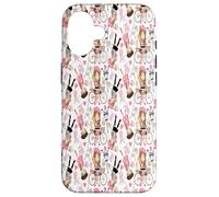 Eiffel Tower Parisian Girl Paris Flowers Pink Hearts Case for iPhone 16