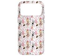 Eiffel Tower Parisian Girl Paris Flowers Pink Hearts Case for iPhone 17 Pro Max