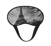 Eiffel Tower Pattern Print Adjustable Eye Cover for Sleeping, Comfortable, Pressure-Free and Breathable Sleeping Masks