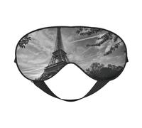 Eiffel Tower Pattern Print Sleep Mask Eye Masks Blindfold Eye Cover Eyeshade for Night Sleeping Travel Airplane Ues