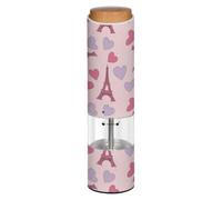 Eiffel Tower Pink Heart Electric Pepper Grinder Auto Pepper Mill