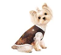 Eiffel Tower Print Dog Shirt Summer Pet T-Shirts Stretchy Cats Dogs Tee Shirt Sleeveless Tank Top Dog Vest