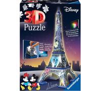 Eiffel Tower Puzzle 3D Disney Special Night Edition Lights Big 47cm RAVENSBURGER