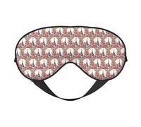 Eiffel Tower Rose Flowerprint Travel Office Airplane Night Sleep Shading Blindfold Adjustable Strap Eye Mask