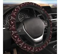 Eiffel Tower Steering Wheel Covers Car Interior Covers Stylish Universal Steering Wheel Protector For All Seasons Women Men 38Cm