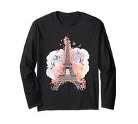 Eiffel Tower Vacation Timeless Elegance Long Sleeve T-Shirt
