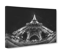 Eiffel Tower Vol.5 Canvas Print for Living Room Bedroom Home Office Décor, Wall Art Picture Ready to Hang, 30 x 20 Inch (76 x 50 cm)