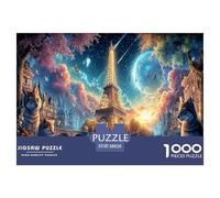Eiffel Tower1000Pieces JigsawPuzzlesCity Tower ForAdult Colourful Brainteasing Age12+byth ThemeFlowersandBirds Fun, Challenging 38x26cm/1000pcs