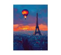 EiffelTower Paint by Numbers for Adults City Painting by Numbers for Adults, Art Supplies with Color Canvas for Painting 24 x 32 Inch 36 Colors of Acrylic Paint and Brush, Room Decor Gifts 2YH-12946