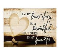 Eiflow 5D Diamond Painting Kits for Adults Love Story,DIY Paint by Diamond Embroidery Kits Full Drill Home Wall Decor(50x35CM)
