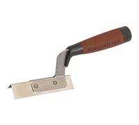 EIFS Corner Trowel 1 inch Outside | Seals Exterior 90 Degree Corners, 1 Inch Outside Corner, Stainless Steel, DuraSoft Handle with Finger Guard, 5767D