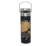 Eigenart Leeza Komorebi 11019 Double-Walled Thermal Water Bottle Stainless Steel with Sports Cap and Strainer, BPA-Free, 500 ml