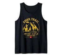 Eiger Trail Swiss Alps Trekking Switzerland Flag Hiking Tank Top