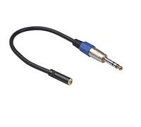 Eighosee 0. Keyboard Extension Cable Copper and Material 6.35mm 3.5mm Female Audio Cable