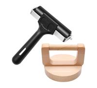Eighosee 1+1 Pcs Wooden Block Printing Baren Block Printing Kit forCrafting, Printing, Inking
