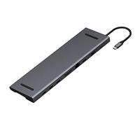 Eighosee 10-In-1 Multi-Port Usb-C Hub, Multi-Function Type-C To Vga Rj45 Converter, For Laptop Docking Station