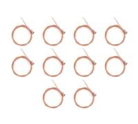 Eighosee 10 Sets of 6pcs Pure Copper Strings for Classical Guitar and Ukulele Strings Guitar Parts Accessories Red-Copper String