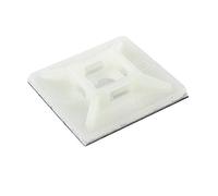 Eighosee 100 Pcs Adhesive Cable Tie Mount Base Holder 28mmx28mmx5mm