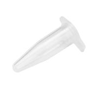 Eighosee 1000 Pcs 0.2ml Round Bottom Centrifuge Tubes w Attached Caps Clear White