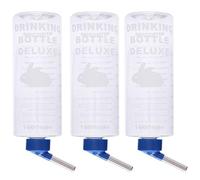 Eighosee 1000ml Small Animal Drinking Fountain Automatic Drinking Water Hanging Water Bottle Suitable for Guinea Pigfeeder Blue