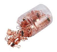 Eighosee 100Pcs 19mm Gold Clamp Paper Clips Bookmark Clips Memo Clip Student School