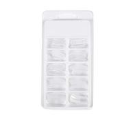 Eighosee 100pcs/Box Quick Building Mold False Tips Nail UV Extension Builder DIY