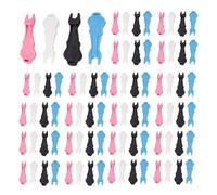 Eighosee 100pcs Guitar Bridge Pins Puller Folk Guitar String Winder Peg Puller Tool Set Four Colors Randomly Guitar Accessories