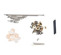 Eighosee 101pcs/set DIY Saxophone Repair Parts Screws + Sax Key button Inlays + Springs Woodwind Instrument Accessory