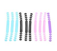 Eighosee 10Pcs Adjustable Non-Slip Face Mask Ear Hook Earache Prevent Fixer Extension Hook Face Mask Buckle Holder Accessories