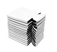 Eighosee 10PCS Neoprene Beer Can Cooler Drink Cup Bottle Sleeve Insulator Wrap Cover New White