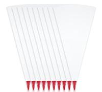 Eighosee 10Pcs Tile Grout Masonry Mortar Bag with Molded in Tip Tear Puncture- Heavy Duty Vinyl Piping Cement Bag Red
