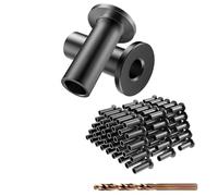 Eighosee 120 Pack Black Stainless Steel Protector Sleeves for 1/8inch Deck Cable Railing, for Wood/Composite Posts