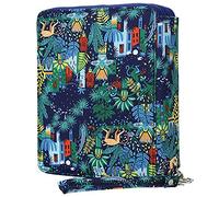 Eighosee 120 Slots Colored Pencil Case Oxford Fabric Pen Case with Compartments Pencil Holder for Watercolor Pencils(Monkey)