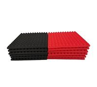 Eighosee 12Pcs Soundproofing Foam Studio Acoustic Foam Soundproof Absorption Treatment Panel Tile Polyurethane Foam