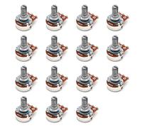 Eighosee 15pcs B Type (Volume) Guitar Accessories 18MM Electric Guitar Small Potentiometer Volume Knob Modulation Switch Handle,A