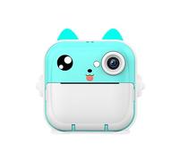 Eighosee 16G Memory Children Mini Camera HD Digital Photography Camera Instant Print Camera for Girl Blue