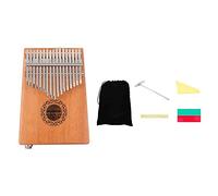 Eighosee 17 Kalimba EQ Thumb Finger Piano Mahogany Musical Instruments Kit Child Beginners Portable Finger Piano