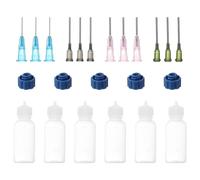 Eighosee 1oz Precision Applicator Bottles,12Pcs 30ml Needle Tip Squeeze Bottle Small Squeeze Bottles Mini Needle Bottle with Caps