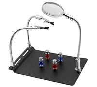 Eighosee 1Set Magnetic Universal Phone PCB IC Chip Motherboard Jig Board Holder 3X Magnifier Repair Tool