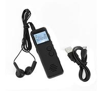 Eighosee 1Set USB Dictaphone Digital Audio Voice Recorder Black with WAV,MP3 Player (16 GB)