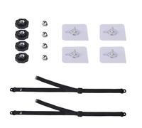 Eighosee 2 Pack Adjustable TV Safety Straps, Premium No-Drill Adhesive Anchors for, Anti-Tip Furniture Straps