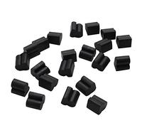 Eighosee 20 Pcs 6.5mm Horn Silicone Pads Cushion Pad Black Brass Instrument Parts for Hornist