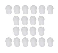 Eighosee 20pcs Silicone In-Ear Earbuds Mushroom Eartip Ear Bud For Radio Earpiece Headset
