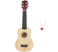 Eighosee 21 inch Soprano Ukulele 4 Strings Hawaiian Guitar Uke + String + Pick For Beginners kid Gift(Natural)