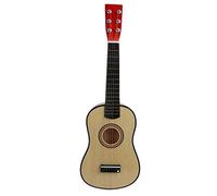 Eighosee 23inch Guitar Mini Guitar Basswood Kid's Musical Toy Acoustic Stringed Instrument with Plectrum 1st String Natural Color