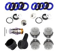 Eighosee 246385 Hose Inlet Strainer Filter & 244194 235014 SprayValve Drain Valve Set for 390 395 490 495 595 Pump Repair